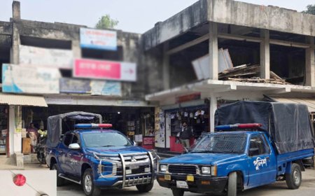 বগুড়ায় ককটেল বিস্ফোরণ, ব্যবসায়ীদের মাঝে আতঙ্ক