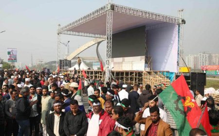 তারেক রহমানের স্বদেশ প্রত্যাবর্তন সব প্রস্তুতি সম্পন্ন, ৩০০ ফিটে উৎসবের আমেজ