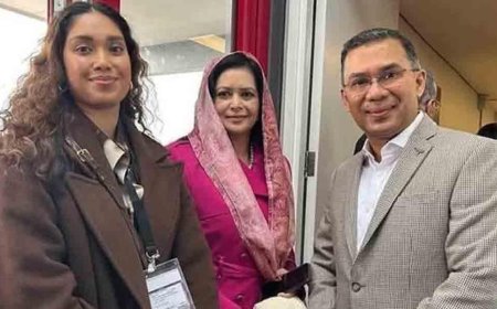 লন্ডনের হিথ্রো বিমানবন্দরে তারেক রহমান, মধ্যরাতে ফ্লাইট