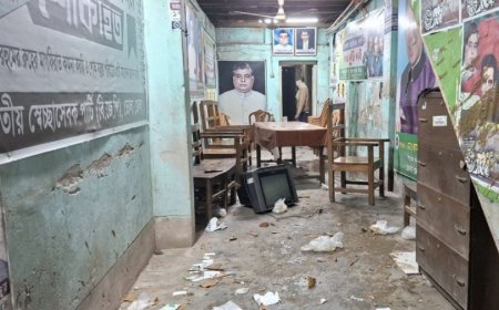 বিএনপির মিছিলে ককটেল বিস্ফোরণ, পার্থের অফিস ভাঙচুর-গুলি