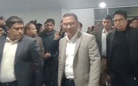 খালেদা জিয়াকে দেখতে হাসপাতালে তারেক রহমান