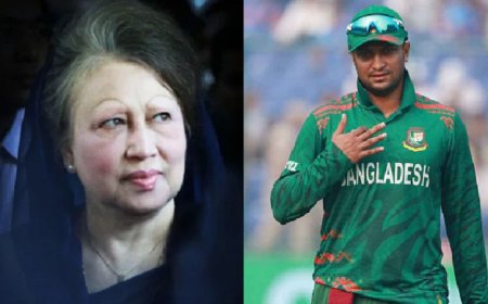 খালেদা জিয়ার মৃত্যুতে সাকিব আল হাসানের শোক