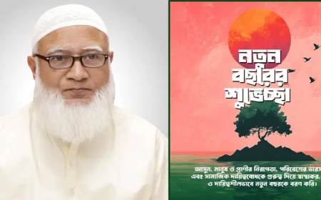 ইংরেজি নববর্ষে দেশবাসীকে জামায়াত আমিরের শুভেচ্ছা বার্তা