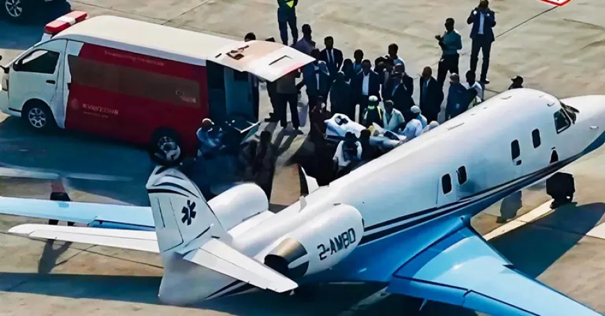 সিঙ্গাপুরে পৌঁছেছে হাদিকে বহন করা এয়ার অ্যাম্বুলেন্স