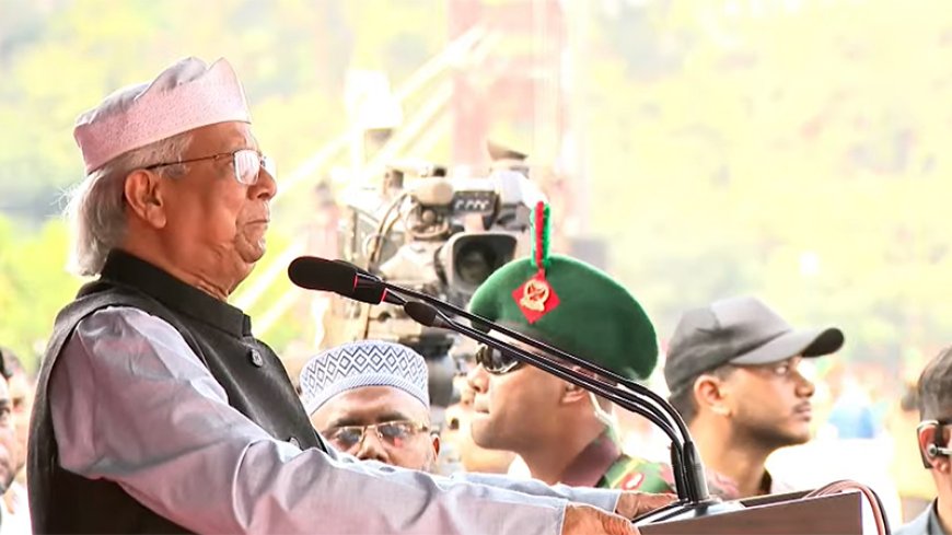 আমরা বিদায় দিতে আসিনি, হাদি সবার হৃদয়ে থাকবেন : প্রধান উপদেষ্টা