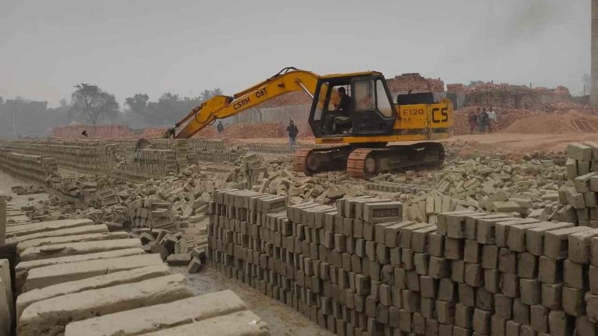 সিরাজগঞ্জে অবৈধ ৯ ইটভাটায় অভিযান, ১৮ লাখ টাকা জরিমানা