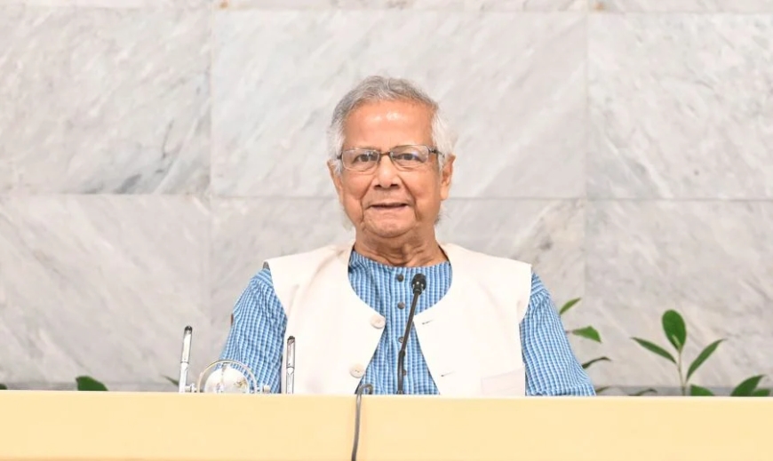 ইংরেজি নববর্ষের শুভেচ্ছা জানালেন প্রধান উপদেষ্টা