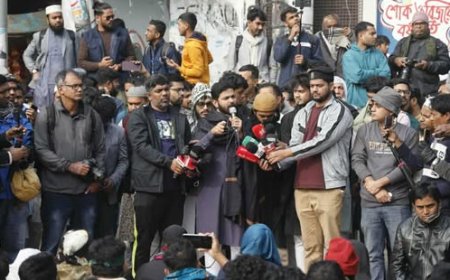 ৩০ কার্যদিবসের মধ্যে হাদি হত্যার বিচার না হলে সরকার পতনের আন্দোলন : ইনকিলাব মঞ্চ