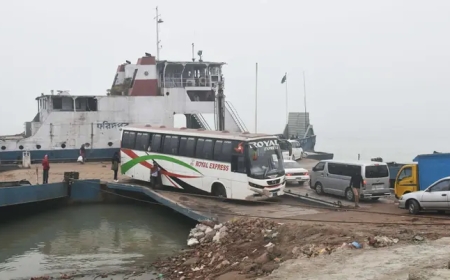 ১২ ঘণ্টা পর পাটুরিয়া-দৌলতদিয়ায় ফেরি চলাচল শুরু
