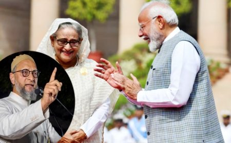 মোদির বোন সেজে যে দিল্লি বসে আছে তাকে বাংলাদেশে পাঠান : ওয়াইসি