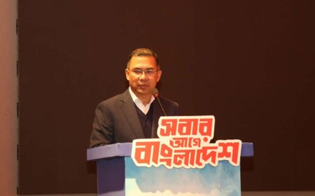 নামের আগে আমাকে মাননীয় বলবেন না : সাংবাদিকদের তারেক রহমান