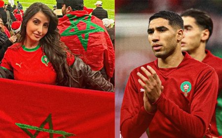 ফুটবল তারকা আশরাফ হাকিমির সঙ্গে প্রেম করছেন নোরা!