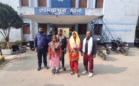 গোমস্তাপুর সীমান্ত দিয়ে পুশইন হওয়া আরও ৫ জন আটক