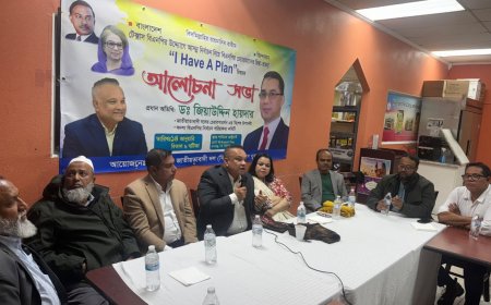 ড. জিয়াউদ্দিন হায়দারকে নিয়ে টেক্সাস বিএনপির মতবিনিময় সভা