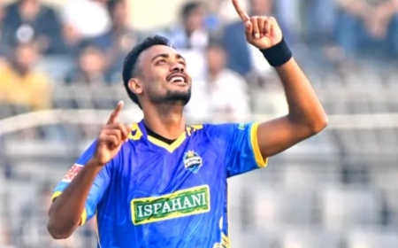 ৯ রানে ৫ উইকেট, নাটকীয় বিপিএলে ইতিহাস গড়লেন শরীফুল