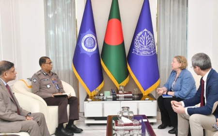 আইজিপির সঙ্গে ইউনেস্কো প্রতিনিধিদলের সাক্ষাৎ