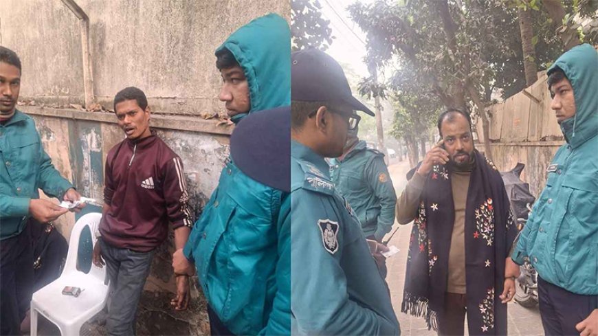 তারেক রহমানের বাসভবনের সামনে থেকে দুই সন্দেহভাজন আটক