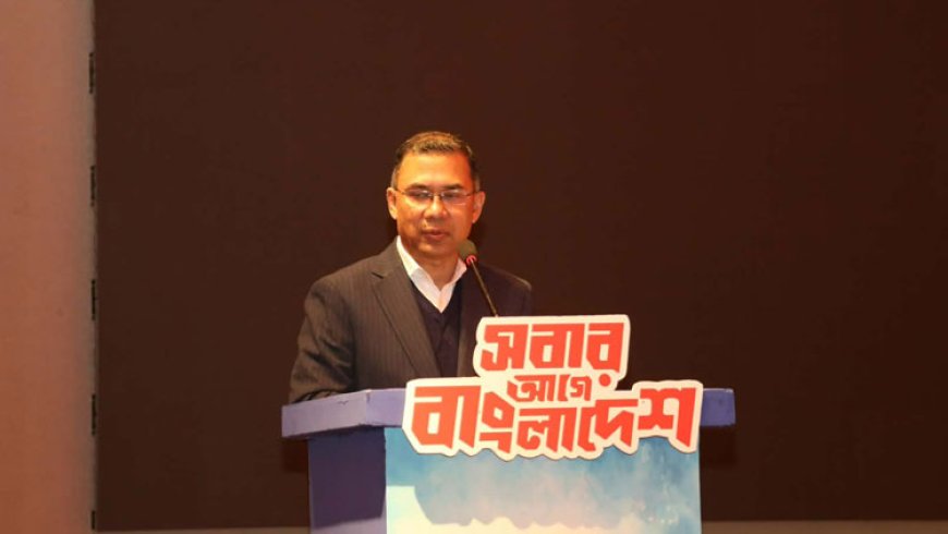 নামের আগে আমাকে মাননীয় বলবেন না : সাংবাদিকদের তারেক রহমান