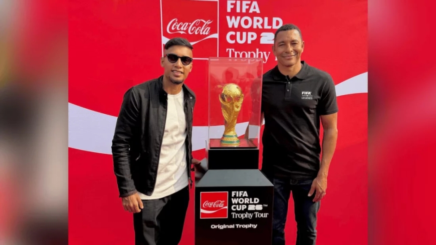 ২০২৬ বিশ্বকাপকে সামনে রেখে বিশ্বভ্রমণে থাকা ট্রফি এখন ঢাকায়