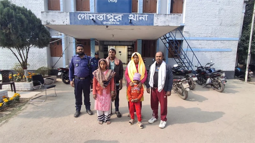গোমস্তাপুর সীমান্ত দিয়ে পুশইন হওয়া আরও ৫ জন আটক
