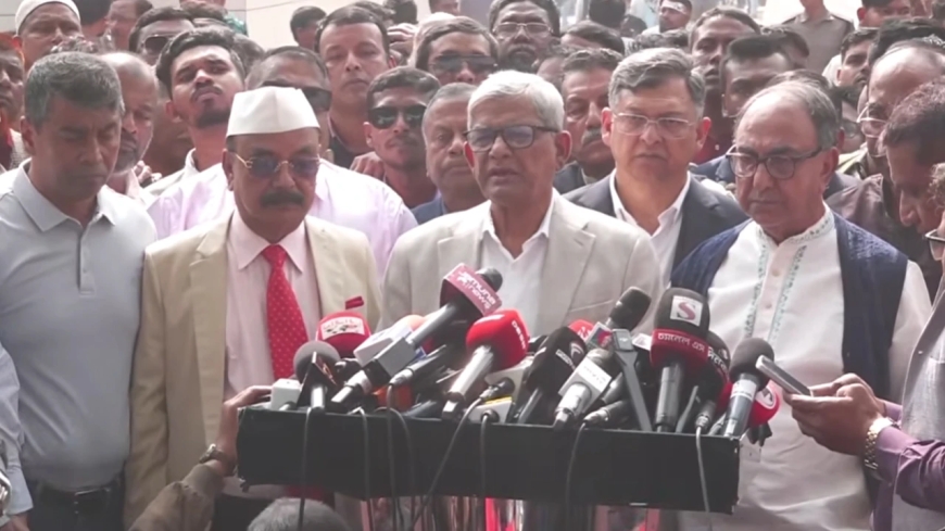 নির্বাচন কমিশন এখন পর্যন্ত মোটামুটি যোগ্যতার সঙ্গে কাজ করছে : মির্জা ফখরুল