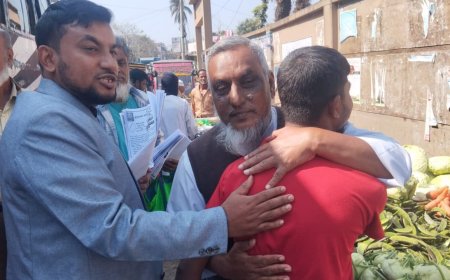 ঝালকাঠি-১ আসনে নির্বাচনী মাঠঘাট চষে বেড়াচ্ছে জনতার দলের প্রার্থী জসীম