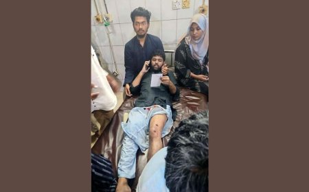 ইনকিলাব মঞ্চের আব্দুল্লাহ আল জাবের গুলিবিদ্ধ