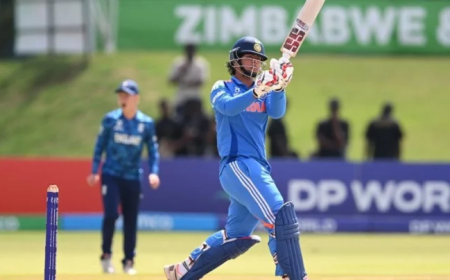 ৫৫ বলে সেঞ্চুরি, ১৫ চার ও ১৫ ছক্কায় ৮০ বলে ১৭৫ রান, রেকর্ডবুকে তোলপাড়