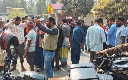 দিনাজপুরে ট্রাকের ধাক্কায় ২ মোটরসাইকেল আরোহী নিহত
