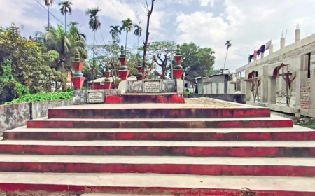 অযত্নে পড়ে আছে ভাষাশহীদদের স্মৃতিচিহ্ন, কার্যকর উদ্যোগ নেওয়ার দাবি এলাকাবাসীর