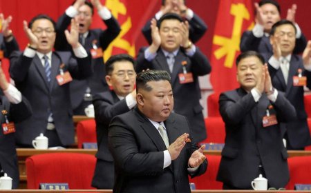 ফের উত্তর কোরিয়ার ক্ষমতাসীন দলের প্রধান নির্বাচিত হলেন কিম জং উন