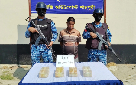 টেকনাফে ৪০ হাজার ইয়াবাসহ রোহিঙ্গা নাগরিক আটক