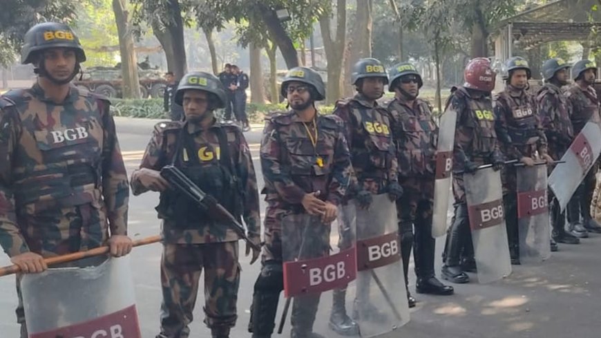 রাষ্ট্রীয় অতিথি ভবন যমুনার নিরাপত্তায় ৬ প্লাটুন বিজিবি মোতায়েন
