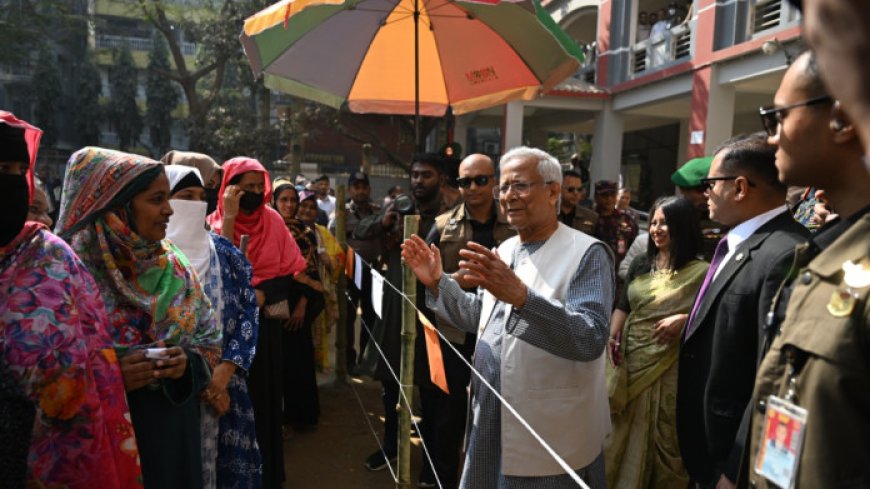 নির্বাচন ও গণভোট সুষ্ঠু হওয়ায় জাতির প্রতি প্রধান উপদেষ্টার কৃতজ্ঞতা