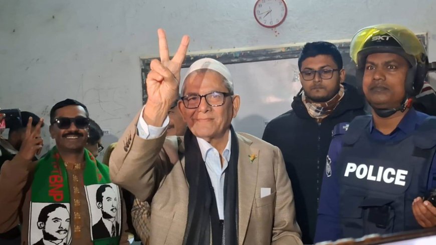 ঠাকুরগাঁও-১ আসনে মির্জা ফখরুল বিজয়ী